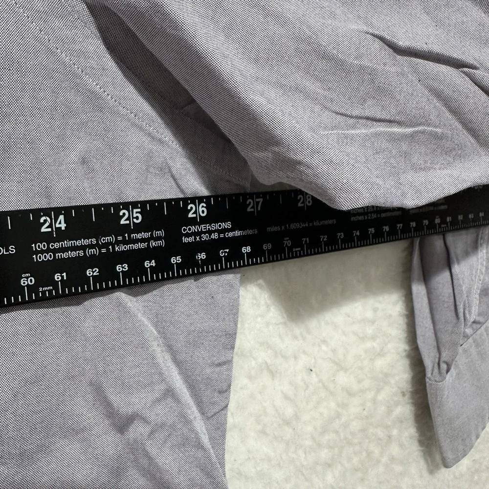 Polo Ralph Lauren Yarmouth Purple Button‎ Down Long Sleeve Shirt Size 17 34/35
